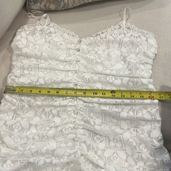 For Love & Lemons | Revolve off white mini dress - Picture 9 of 10